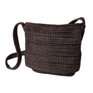 The Sak Y2K Crochet Shoulder Bag Brown